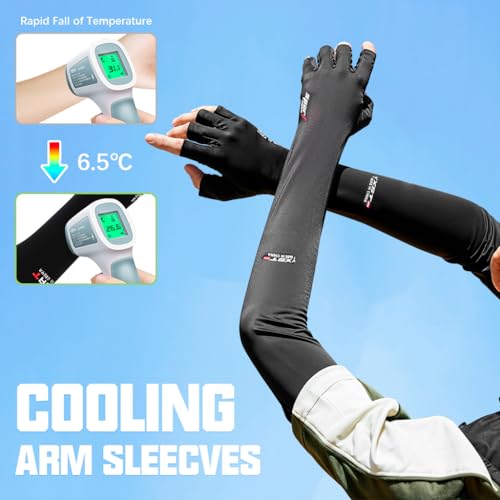 PALAY® 2 Pairs Hand Gloves for Sun Protection Bike Riding Non-Slip Touch Screen UV Protection Arm Sleeves for Men Women Breathable Silk Cooling Hand Sleeves Breathable Arm Sleeves for Driving, Cycling PALAY® 2 Pairs Hand Gloves for Sun Protection Bike Riding Non-Slip Touch Screen UV Protection Arm Sleeves for Men Women Breathable Silk Cooling Hand Sleeves Breathable Arm Sleeves for Driving, Cycling